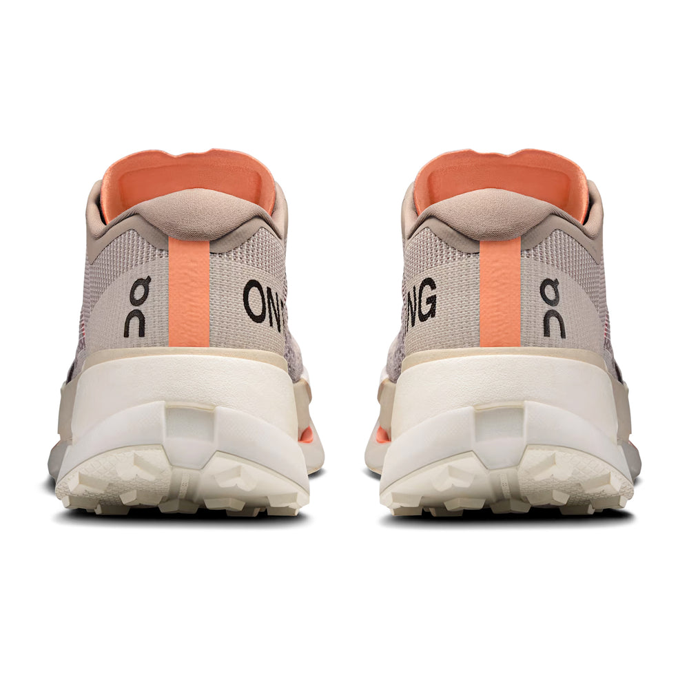 On Men's Cloudultra Pro Trail Running Shoes Cinder / Pearl - achilles heel