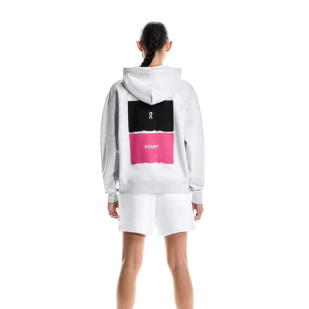 On Women's Club Hoodie Court Crater - achilles heel