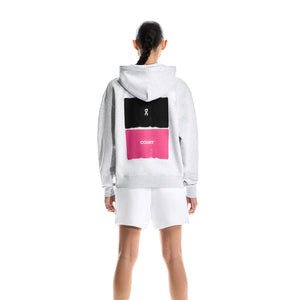 On Women's Club Hoodie Court Crater - achilles heel