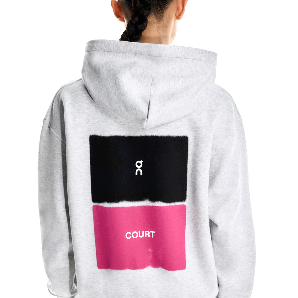 On Women's Club Hoodie Court Crater - achilles heel