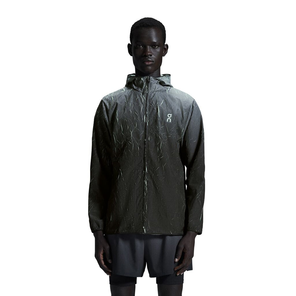 On Men's Pace Run Jacket Black / Lima - achilles heel