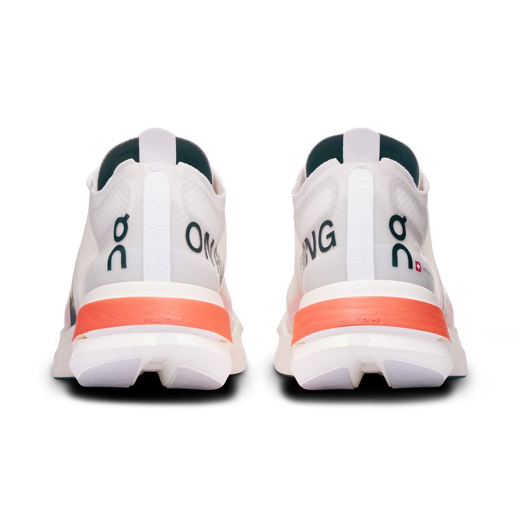 On Women's Cloudboom Strike White / Black - Achilles Heel