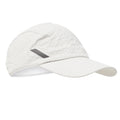 Soar Dart Cap Silver Grey front view showing 3D textured surface, padded face fabric and extended peak