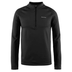 District Vision Men's Half Zip Grid Fleece Black - Achilles Heel