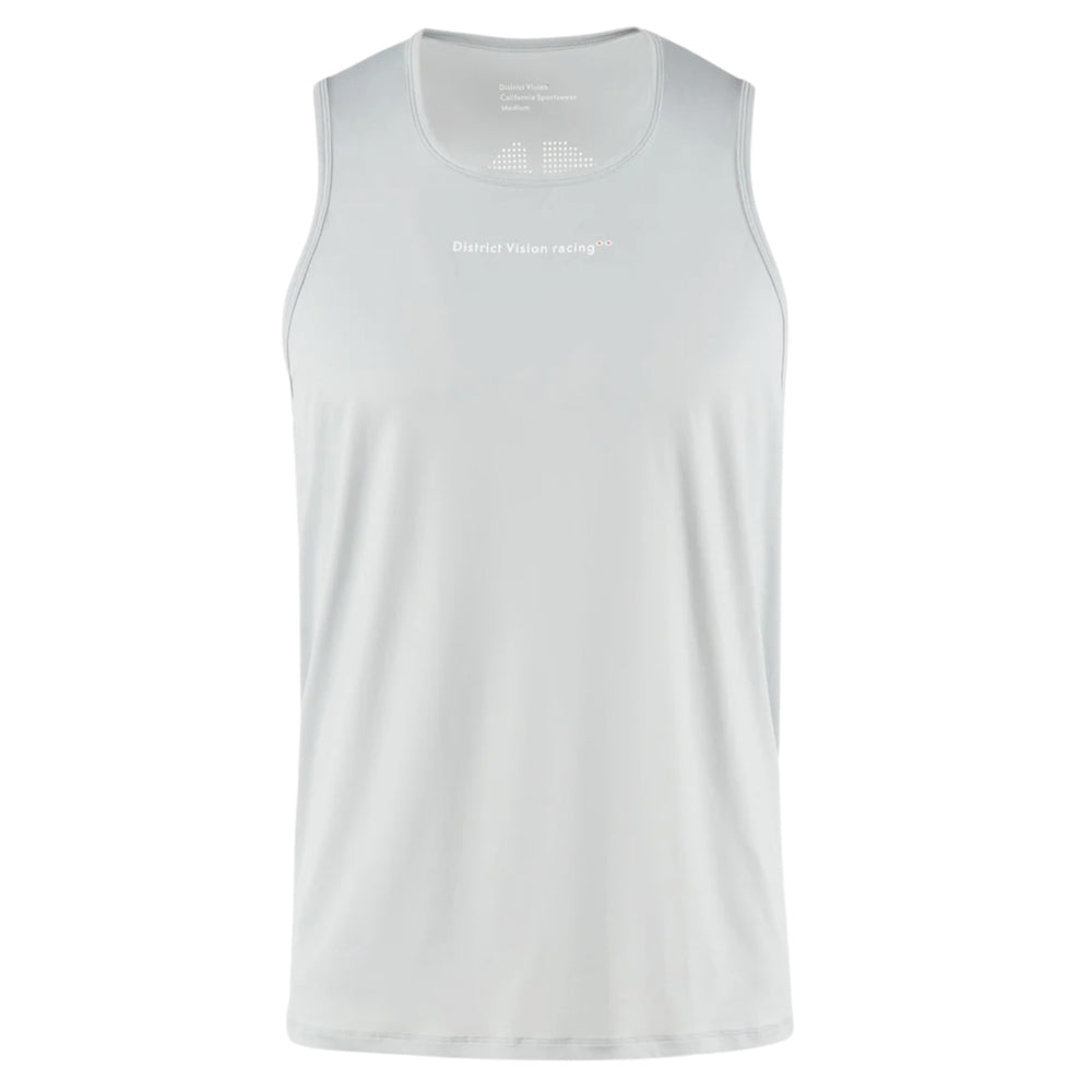 District Vision Men's Ultralight Aloe Singlet Granite - achilles heel