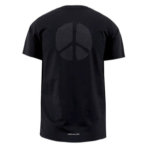 District Vision Men's Ultralight Aloe Tee Black Wordmark - achilles heel
