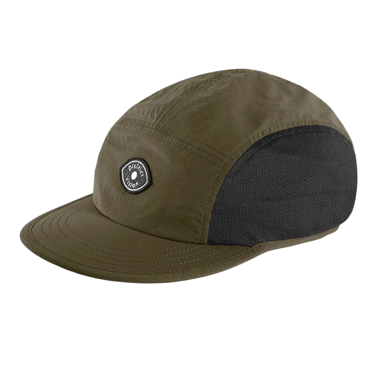 Performance Paneled Mesh Hat Olive - Achilles Heel