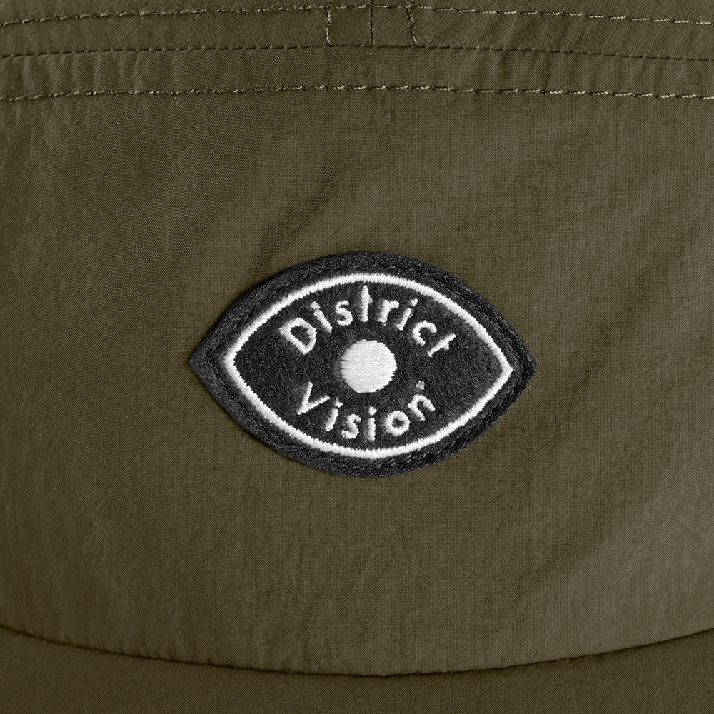 District Vision Performance Paneled Mesh Hat Olive - achilles heel