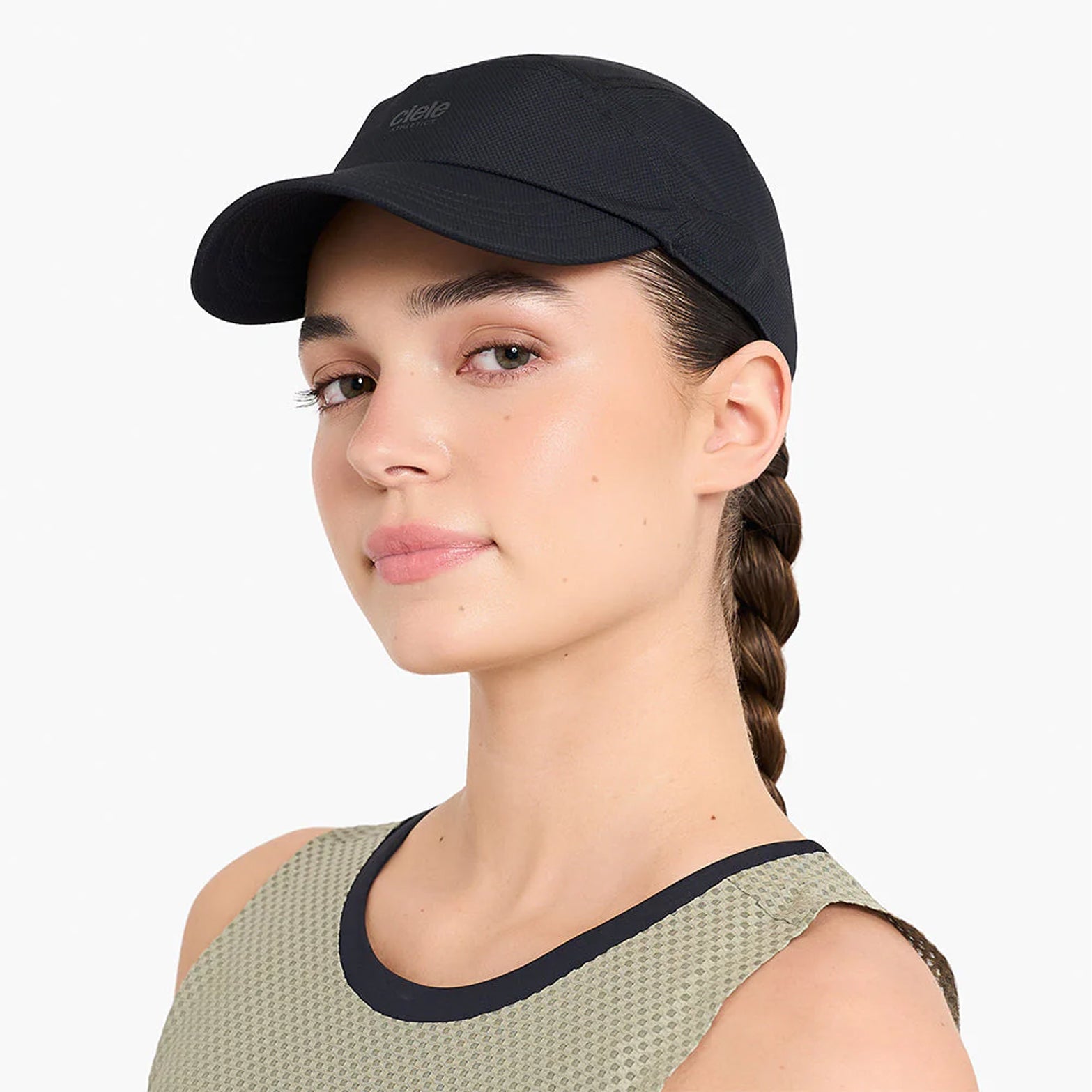 Ciele FSTCap SC Classic Athletics SL Shadowcast side view on runner showing fast-fit adjustment and low-crown profile