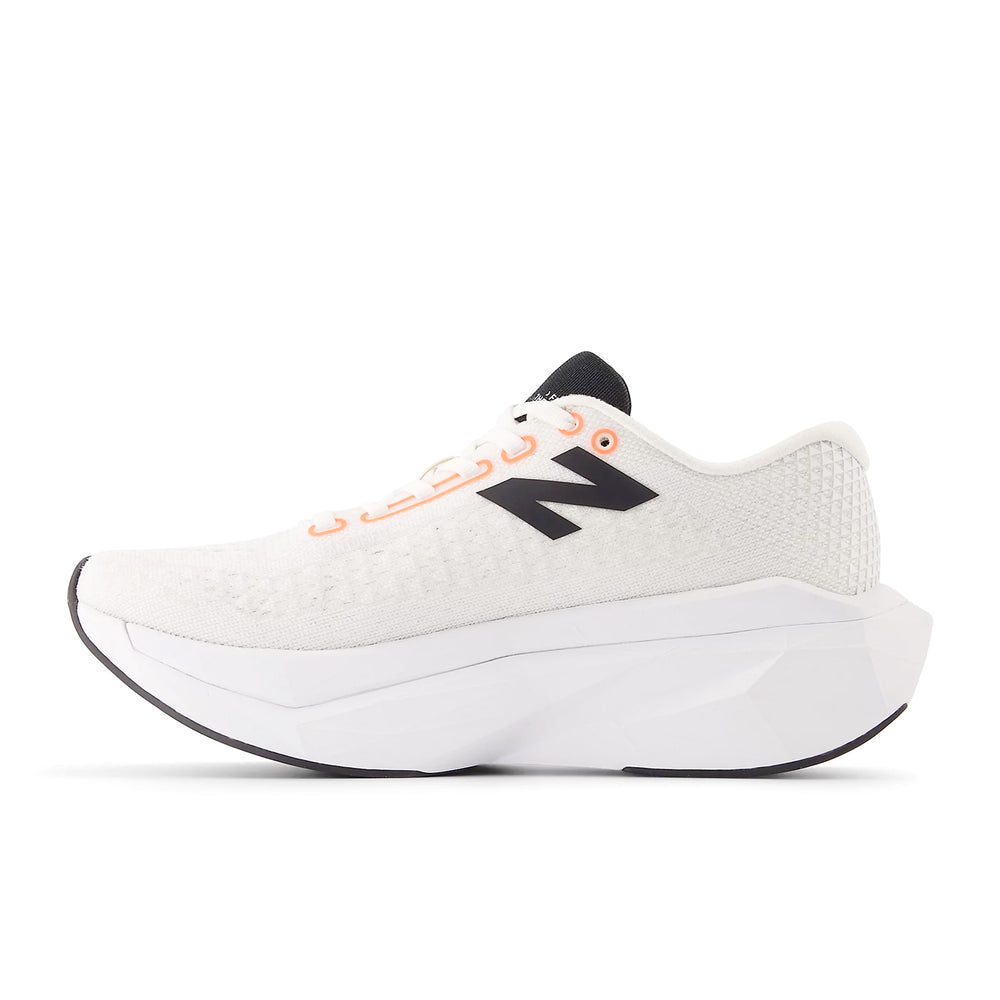 New Balance Women's FuelCell SuperComp Trainer v3 Running Shoes Sea Salt / Urgent Red / Black - achilles heel