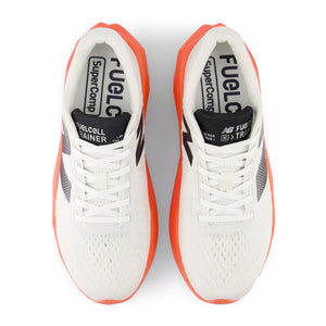 New Balance Men's Fuelcell SuperComp Trainer v3 Running Shoes Urgent Red / Sea Salt / Black - Achilles Heel