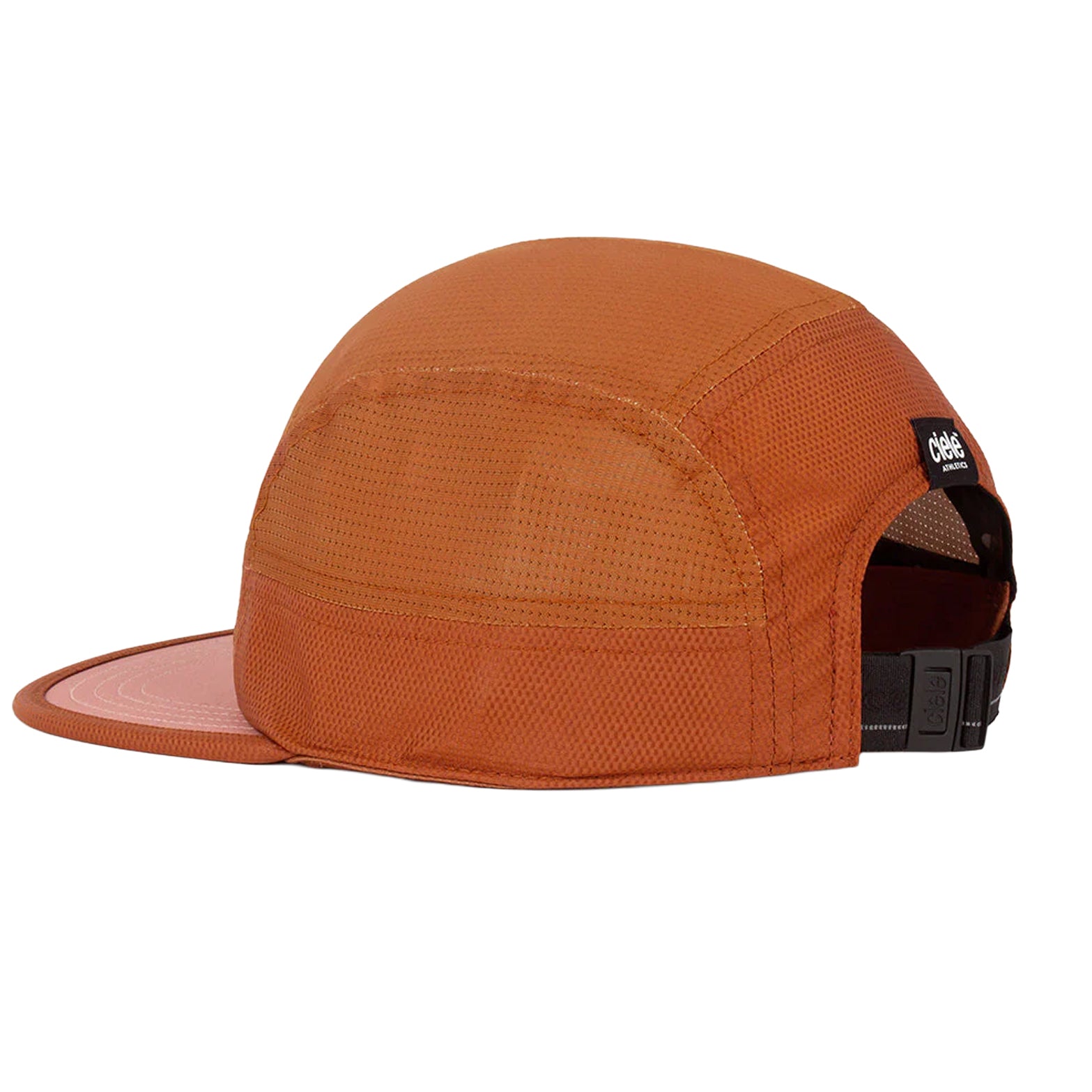 Ciele GOCap EQ Nouveau GingerBread back side angle view showing COOLmatic PLUS MIKRAmesh top panels and TUFFtek canvas construction