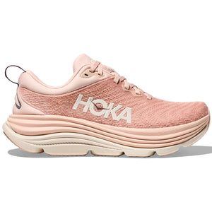 Hoka Women's Gaviota 5 Running Shoes Rose Latte / Rose Cream - achilles heel
