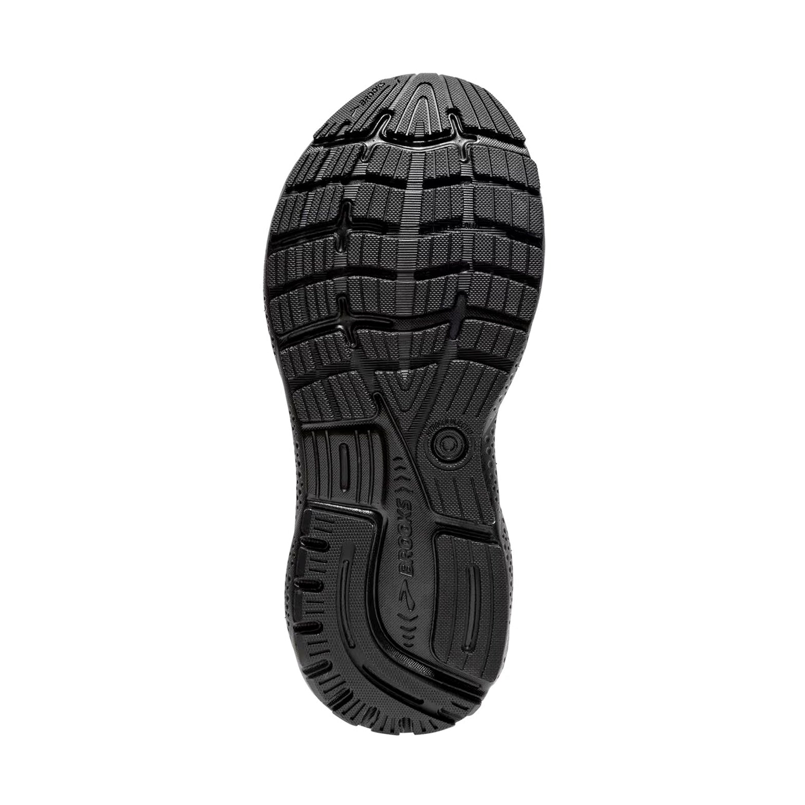 Men's Ghost 16 Extra Wide Fit Running Shoes Black / Black / Ebony - Achilles Heel