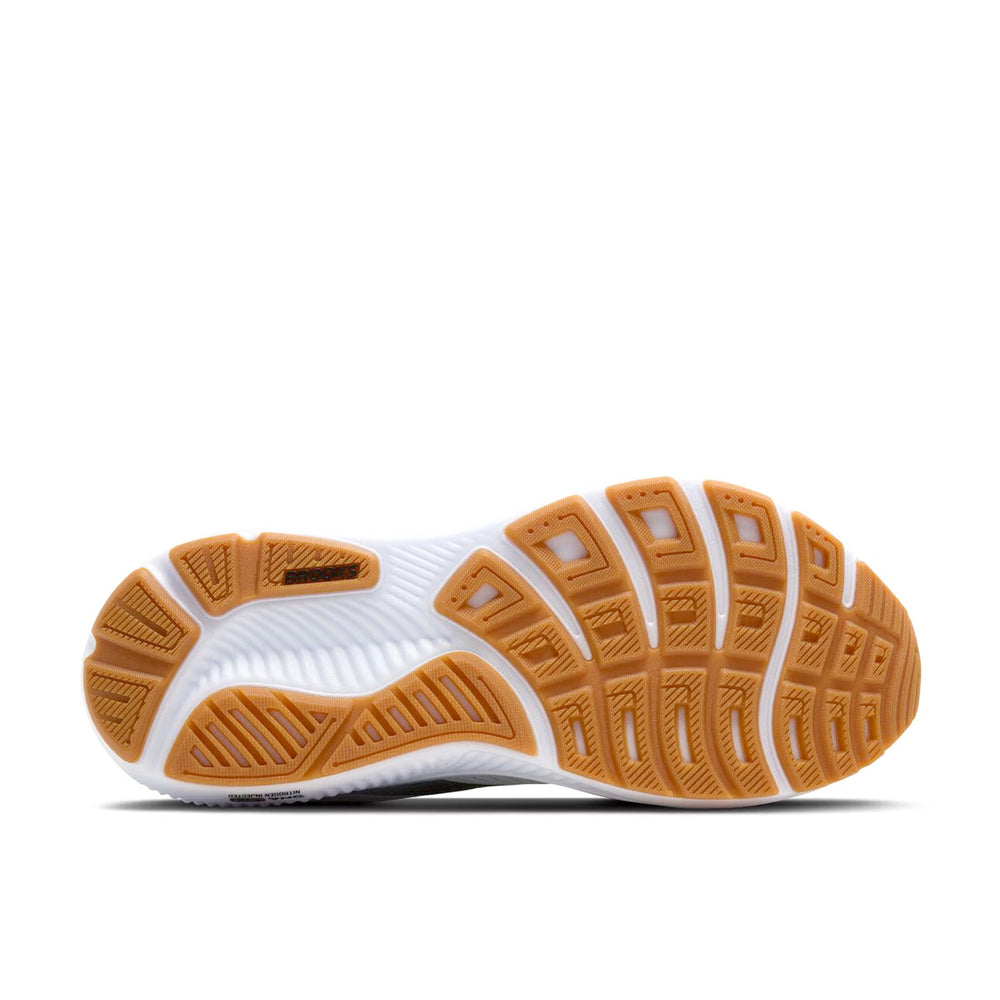 Brooks Men's Ghost 17 Running Shoes White / Black / Tea - Achilles Heel