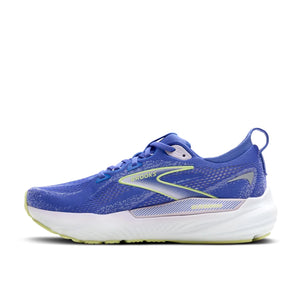 Brooks Women's Glycerin GTS 22 Running Shoes Amparo Blue / Hyper Iris / Yellow - achilles heel