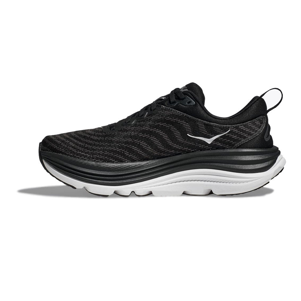 Hoka Men's Gaviota 5 Running Shoes Black / White - Achilles Heel