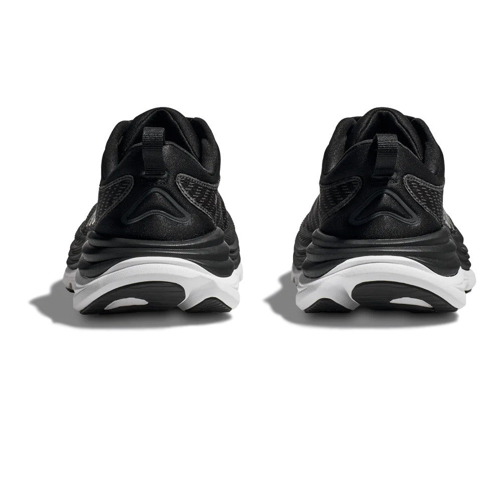 Hoka Men's Gaviota 5 Running Shoes Black / White - achilles heel