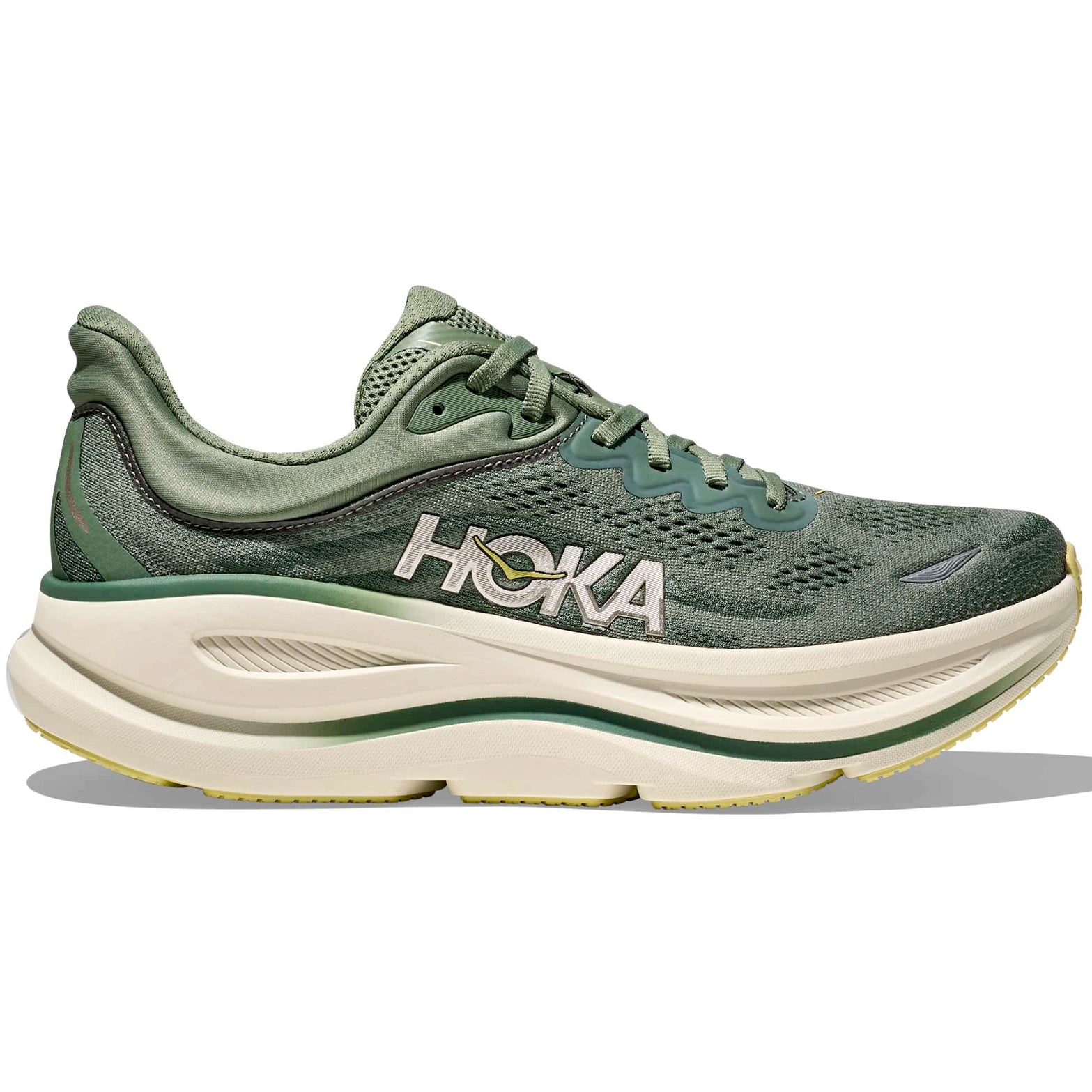 Men's Bondi 9 Running Shoes Succulent / Fern - Achilles Heel