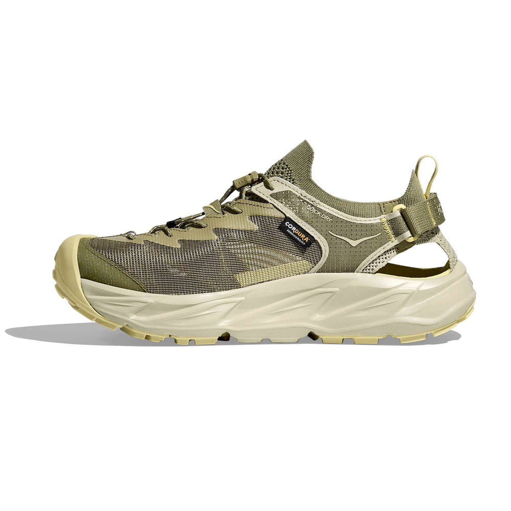 Hoka Men's Hopara 2 Sandal Wild Mushroom / Oyster Mushroom - achilles heel