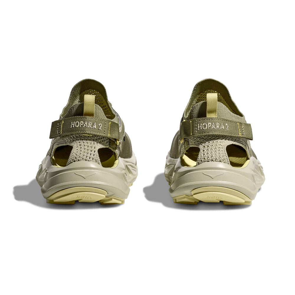 Hoka Men's Hopara 2 Sandal Wild Mushroom / Oyster Mushroom - achilles heel