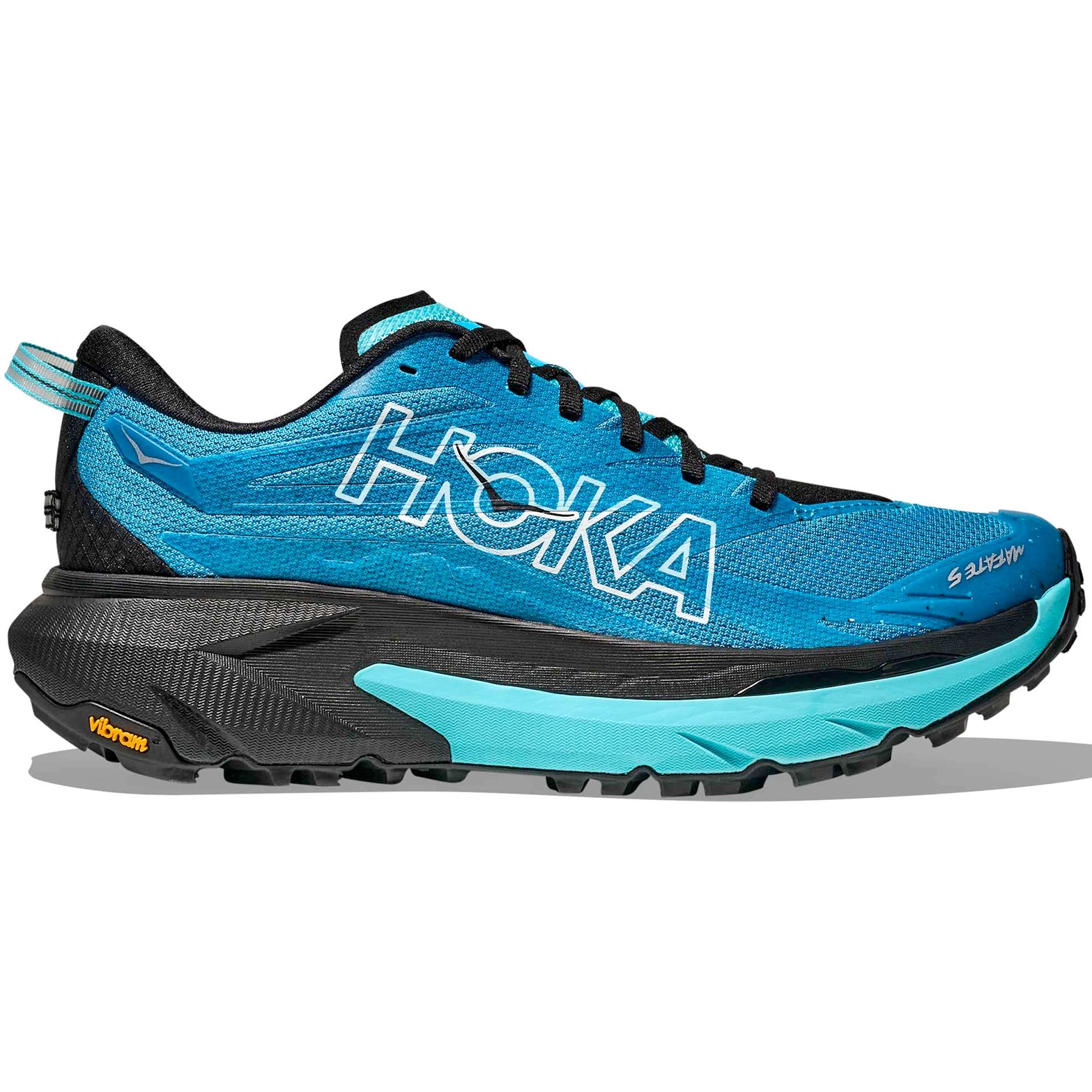 Men's Mafate 5 Trail Running Shoes Skyward Blue / Black - Achilles Heel