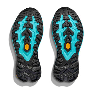 Hoka Men's Mafate 5 Trail Running Shoes Skyward Blue / Black - achilles heel