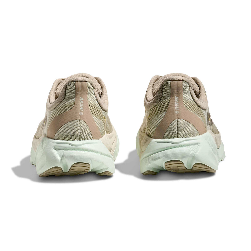 Hoka Women's Arahi 8 Running Shoes Oyster Mushroom / Truffle Salt - achilles heel