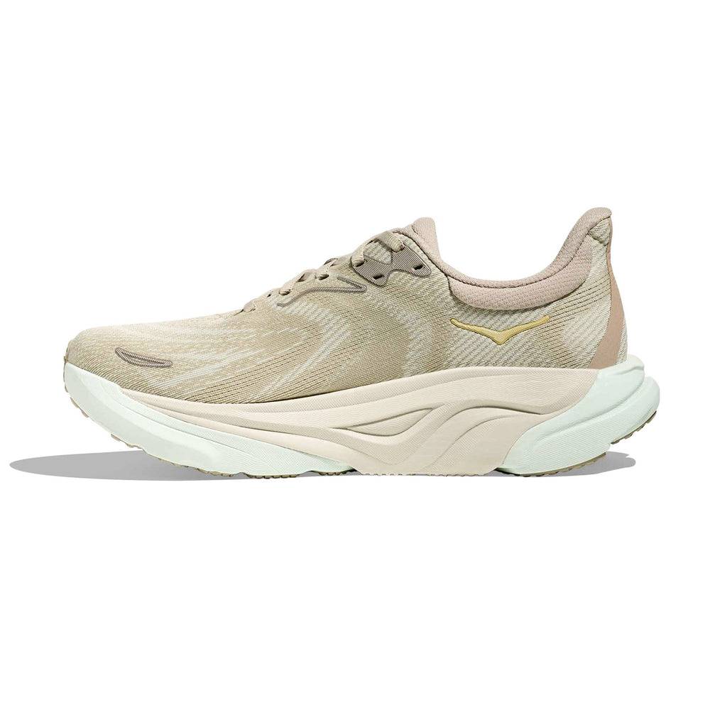 Hoka Women's Arahi 8 Running Shoes Oyster Mushroom / Truffle Salt - achilles heel