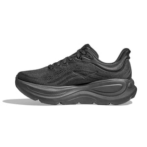 Hoka Women's Bondi 9 Wide Fit Running Shoes Black / Black - achilles heel