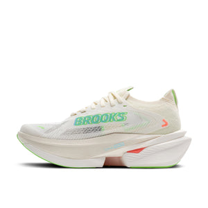 Brooks Men's Hyperion Max 3 Coconut / Green Gecko / Pink Clay - achilles heel