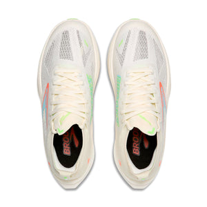 Brooks Men's Hyperion Max 3 Coconut / Green Gecko / Pink Clay - achilles heel