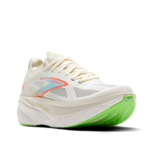 Women's Hyperion Max 3 Running Shoes Coconut / Green Gecko / Pink Clay - achilles heel