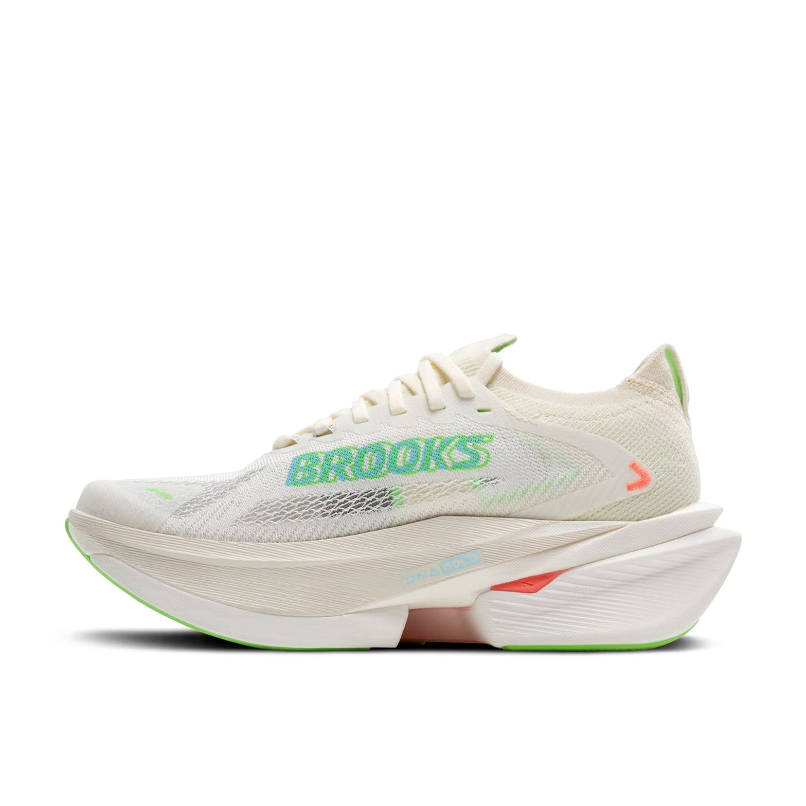 Women's Hyperion Max 3 Running Shoes Coconut / Green Gecko / Pink Clay - Achilles Heel