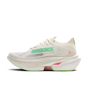 Women's Hyperion Max 3 Running Shoes Coconut / Green Gecko / Pink Clay - achilles heel