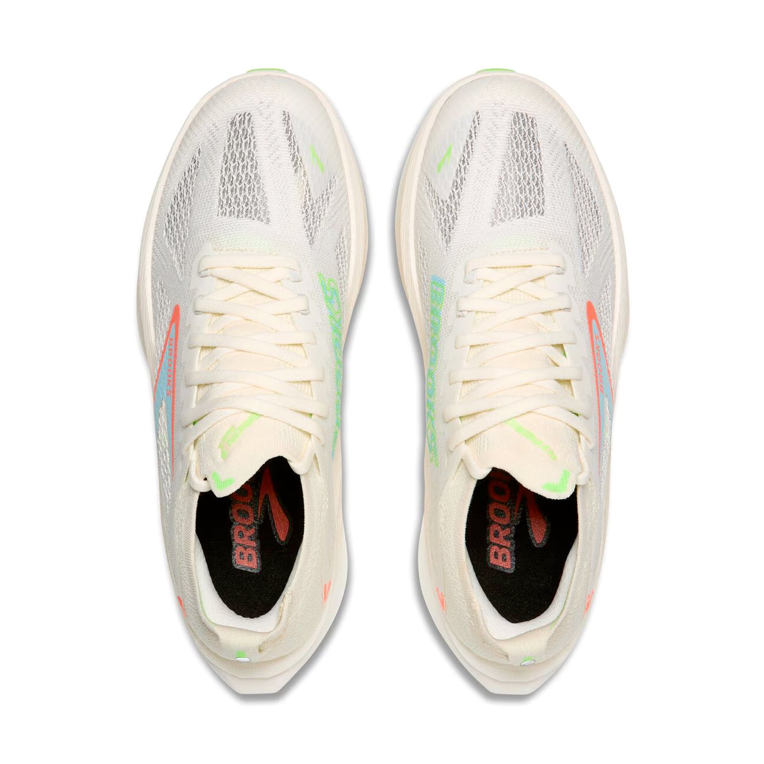 Women's Hyperion Max 3 Running Shoes Coconut / Green Gecko / Pink Clay - Achilles Heel