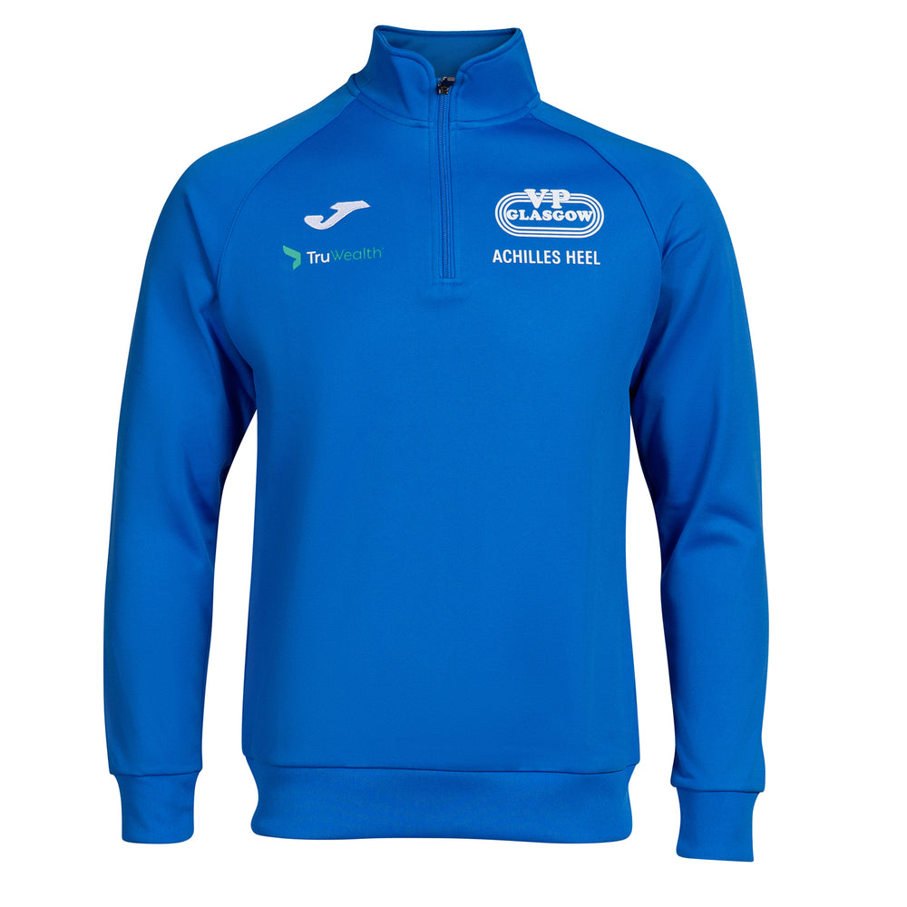 Victoria Park City Of Glasgow AC Faraon Half Zip Top Royal - achilles heel