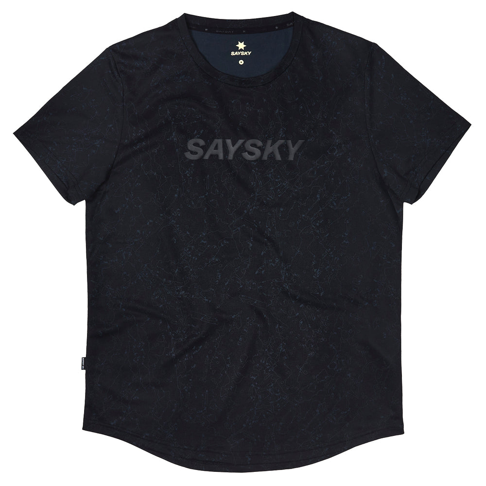 SAYSKY Men's Map Combat Tee Black - achilles heel