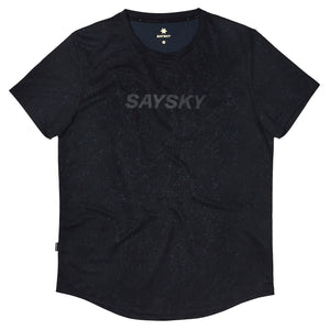 SAYSKY Men's Map Combat Tee Black - achilles heel