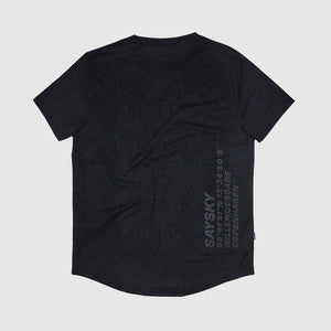 SAYSKY Men's Map Combat Tee Black - achilles heel