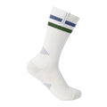 Japanese Organic Cotton Socks White / Navy - Achilles Heel