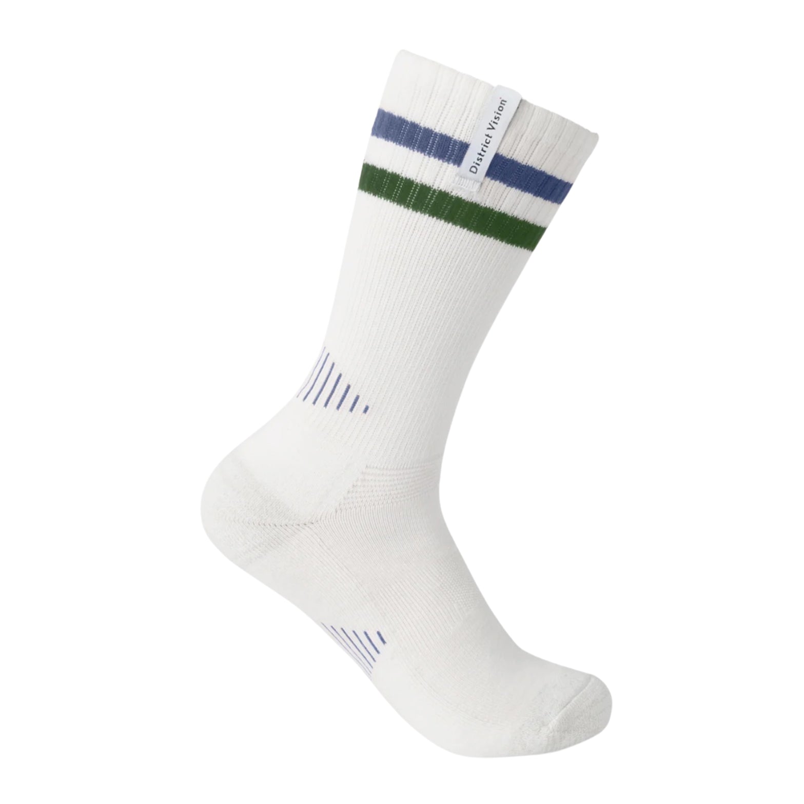 Japanese Organic Cotton Socks White / Navy