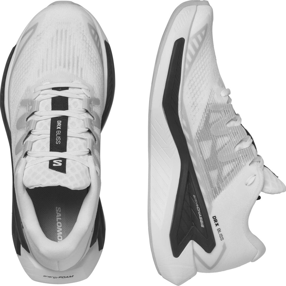 Salomon Women's DRX Bliss Running Shoes White / Black - achilles heel