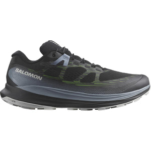 Salomon Men's Ultra Glide 2 Trail Running Shoes Black / Flint Stone / Green Gecko - achilles heel