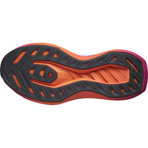 Salomon Women's DRX Bliss Running Shoes Dragon Fire / Vivacious / Surf The Web - achilles heel