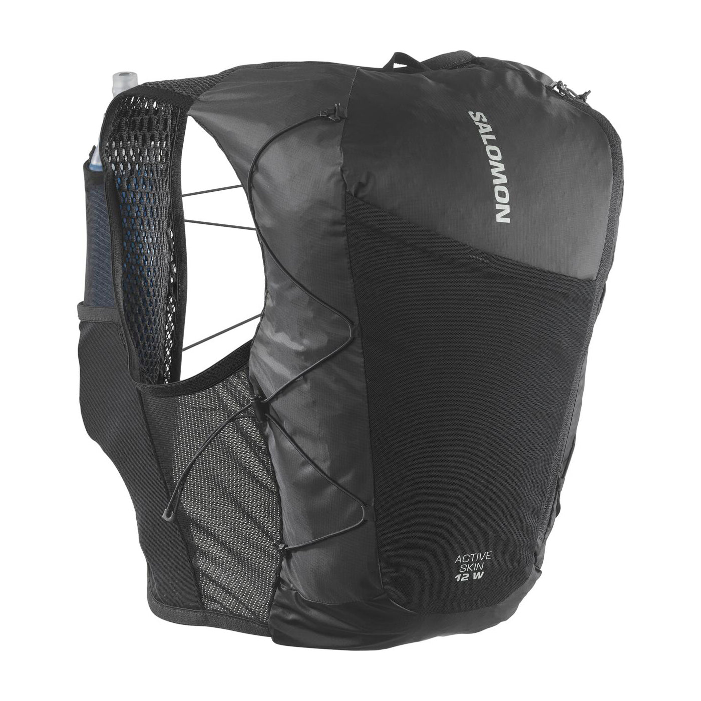 Salomon Women's Active Skin 12 Set Running Vest Black / Metal - Achilles Heel