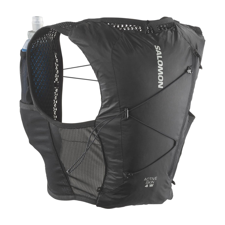 Salomon Active Skin 4 Set Running Vest Black / Metal - Achilles Heel