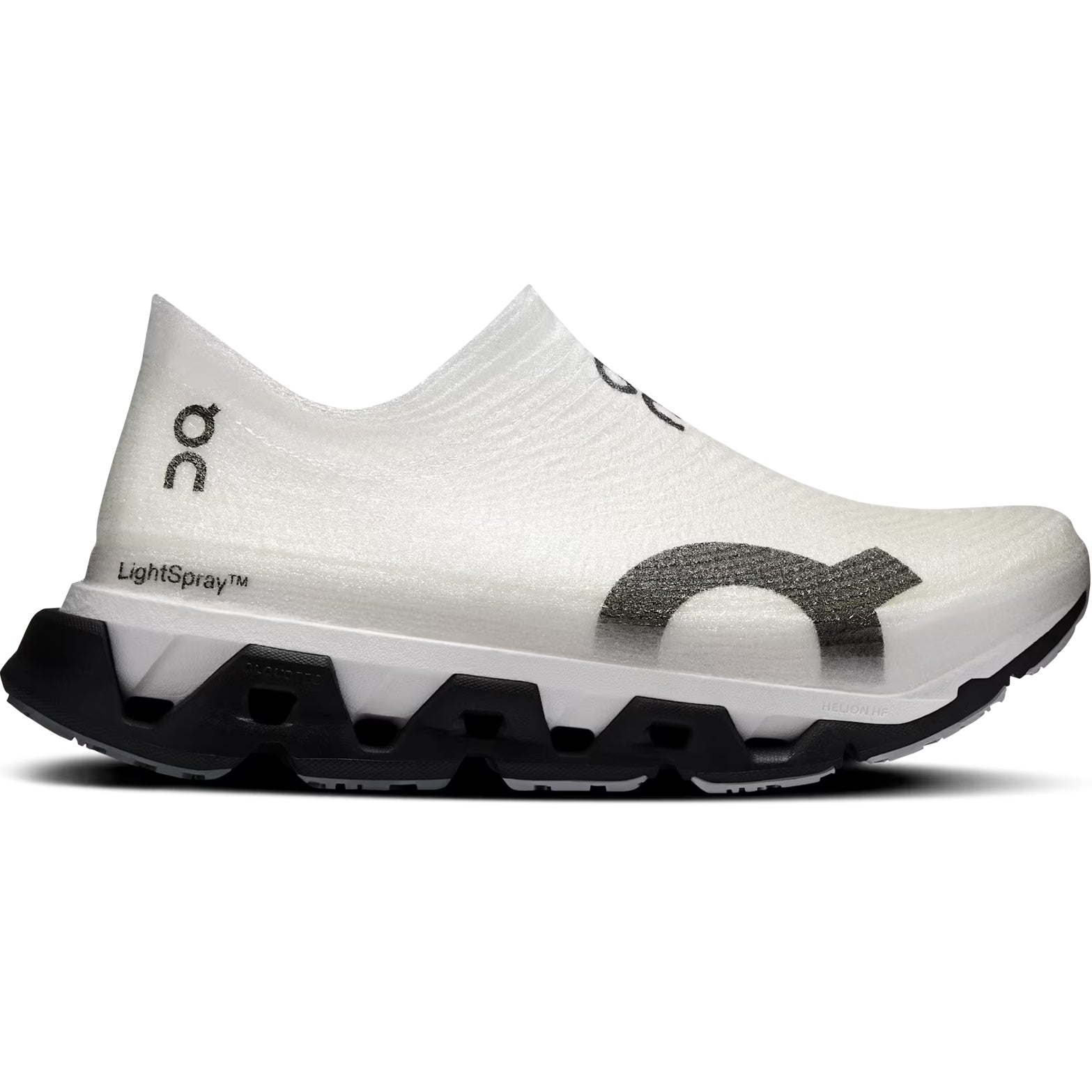On LightSpray Cloudmonster 3 Hyper Black / Apollo at Achilles Heel