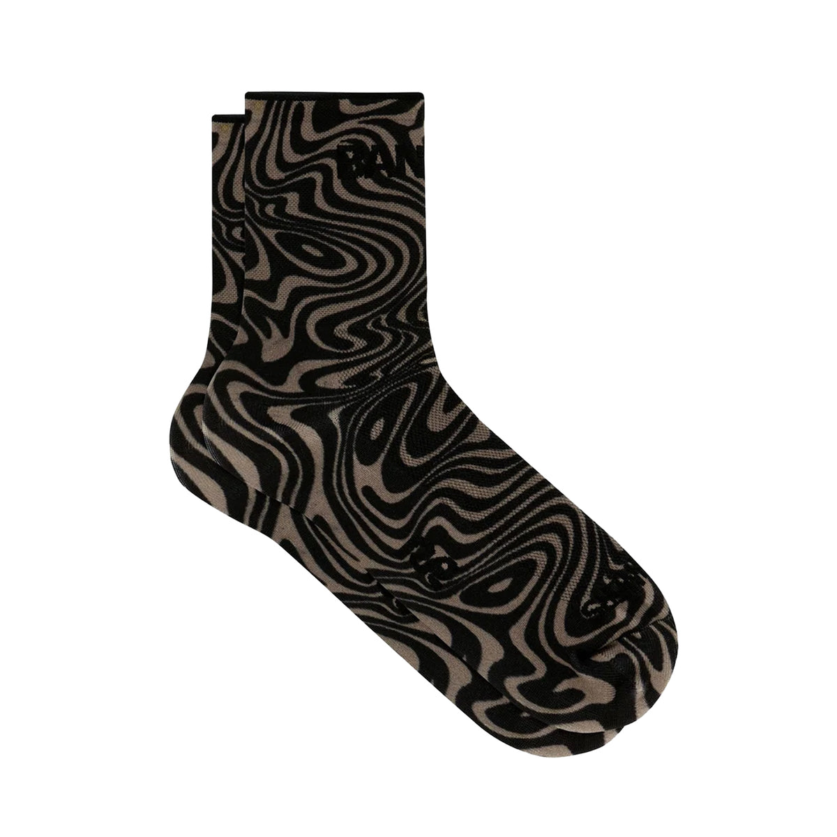 Lite Run 2 Pack Quarter Socks Melted Marble Cocoa / Black