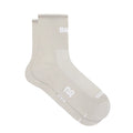 Bandit Lite Run 2 Pack Stripe Jacquard Socks Plaster flat lay showing stripe jacquard construction with honeycomb mesh crown and ribbed ankle detail with knit Bandit branding